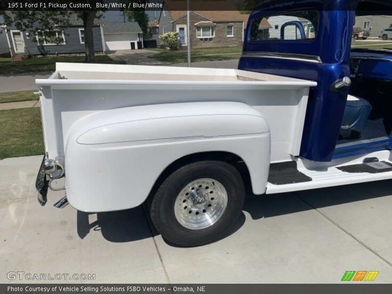 Blue/White / Blue/White 1951 Ford F1 Pickup Custom