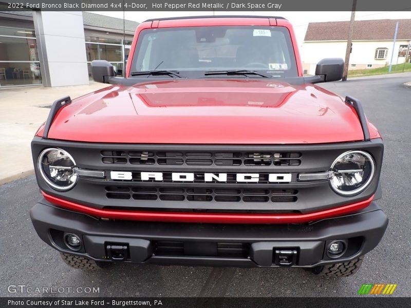 Hot Pepper Red Metallic / Dark Space Gray 2022 Ford Bronco Black Diamond 4x4 4-Door