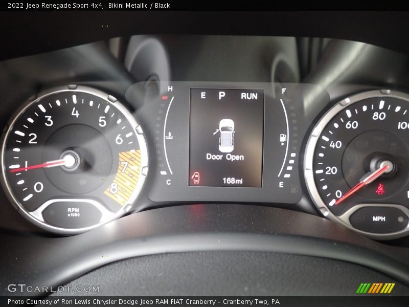  2022 Renegade Sport 4x4 Sport 4x4 Gauges