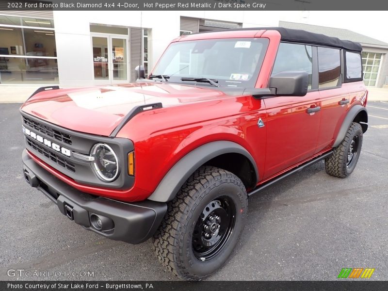  2022 Bronco Black Diamond 4x4 4-Door Hot Pepper Red Metallic