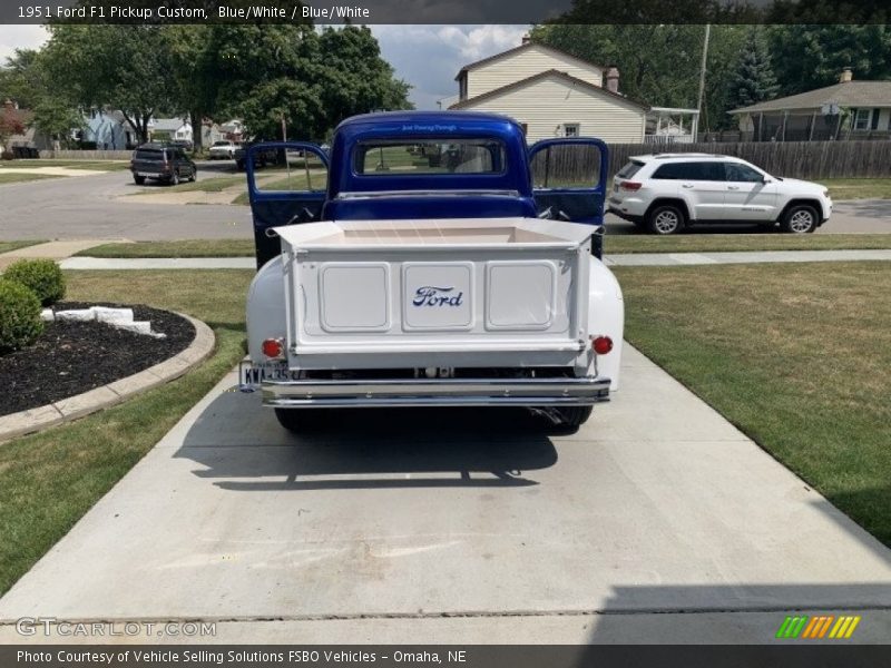 Blue/White / Blue/White 1951 Ford F1 Pickup Custom