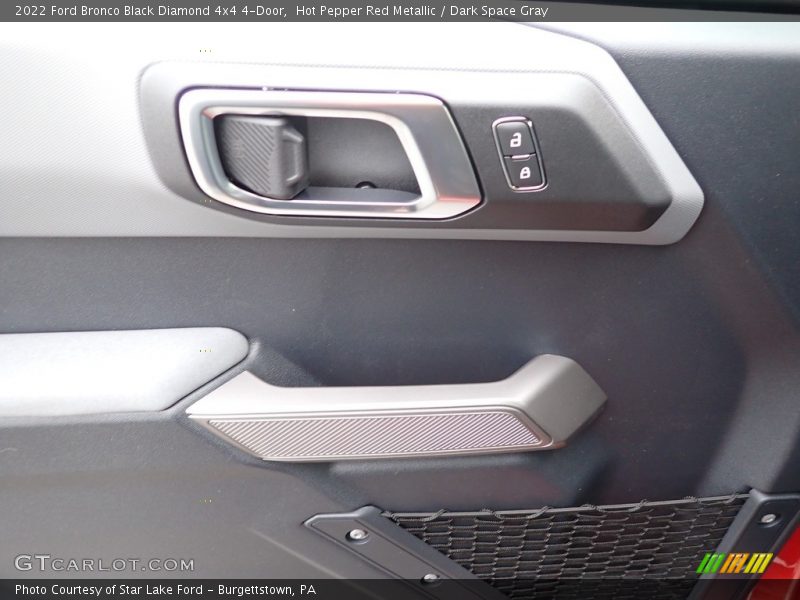 Hot Pepper Red Metallic / Dark Space Gray 2022 Ford Bronco Black Diamond 4x4 4-Door