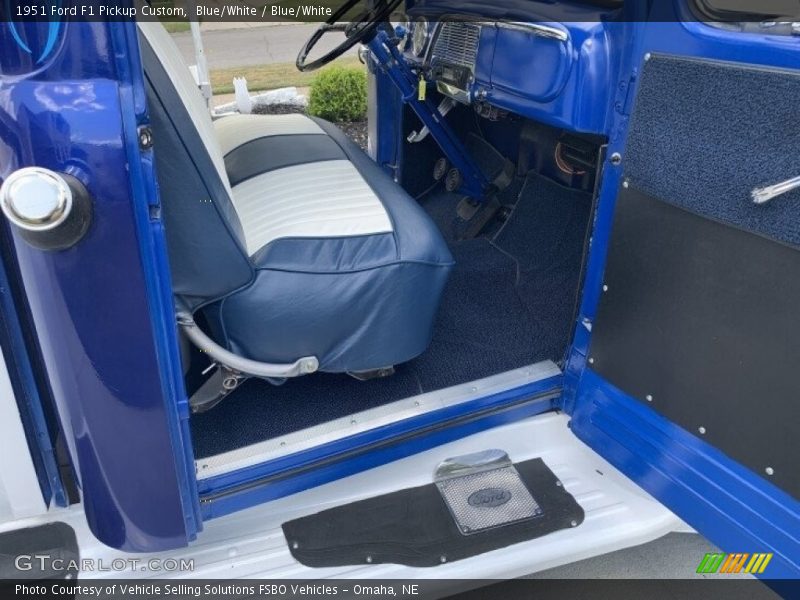 Blue/White / Blue/White 1951 Ford F1 Pickup Custom