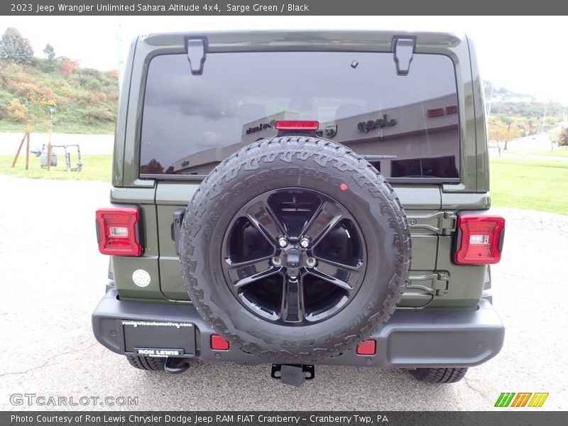 Sarge Green / Black 2023 Jeep Wrangler Unlimited Sahara Altitude 4x4