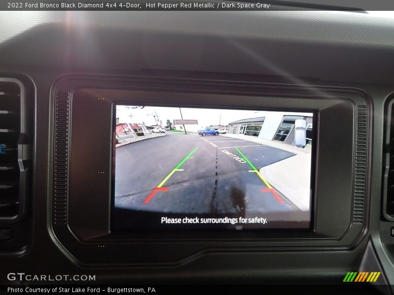 Controls of 2022 Bronco Black Diamond 4x4 4-Door