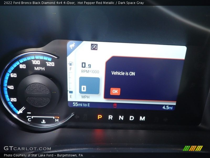  2022 Bronco Black Diamond 4x4 4-Door Black Diamond 4x4 4-Door Gauges