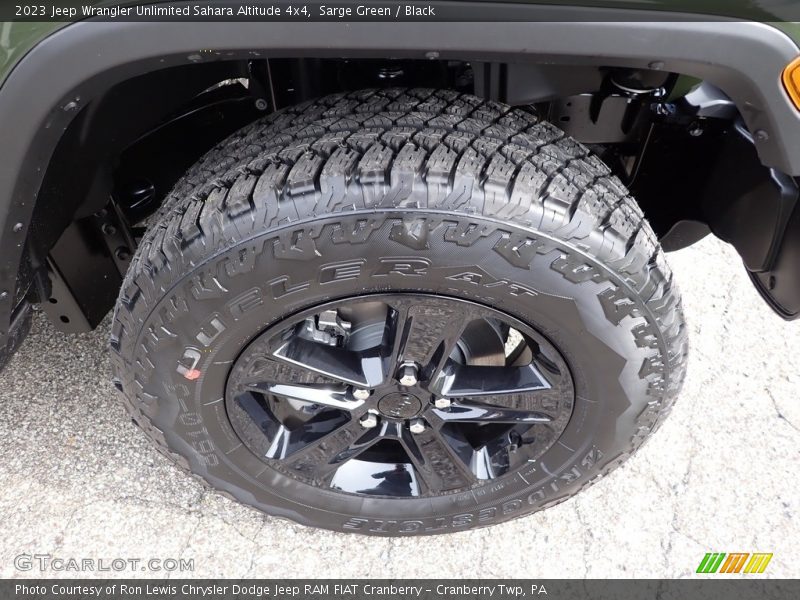 Sarge Green / Black 2023 Jeep Wrangler Unlimited Sahara Altitude 4x4