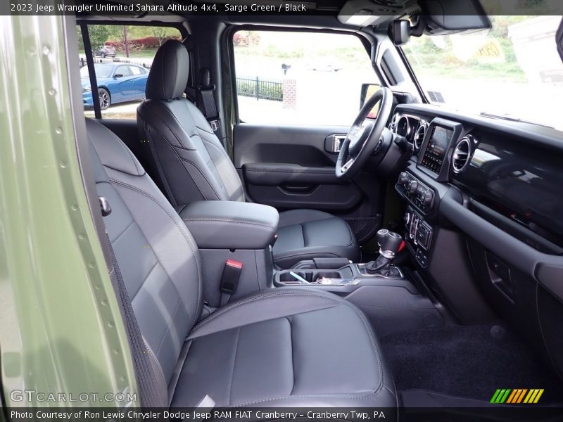 Sarge Green / Black 2023 Jeep Wrangler Unlimited Sahara Altitude 4x4