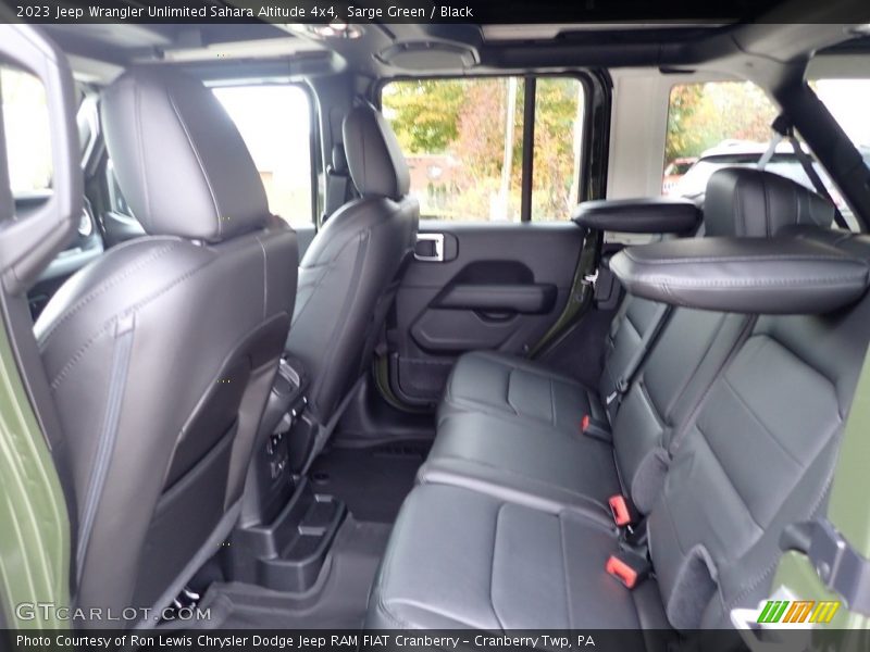 Rear Seat of 2023 Wrangler Unlimited Sahara Altitude 4x4