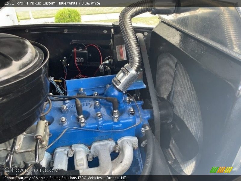 Blue/White / Blue/White 1951 Ford F1 Pickup Custom