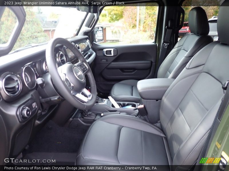Front Seat of 2023 Wrangler Unlimited Sahara Altitude 4x4