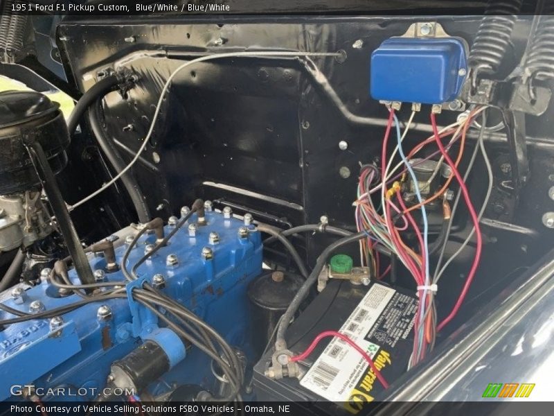 Blue/White / Blue/White 1951 Ford F1 Pickup Custom
