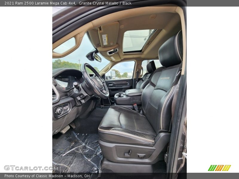 Front Seat of 2021 2500 Laramie Mega Cab 4x4