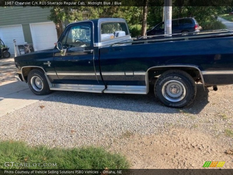 Midnight Blue / Blue 1987 Chevrolet C/K R10 Silverado Regular Cab