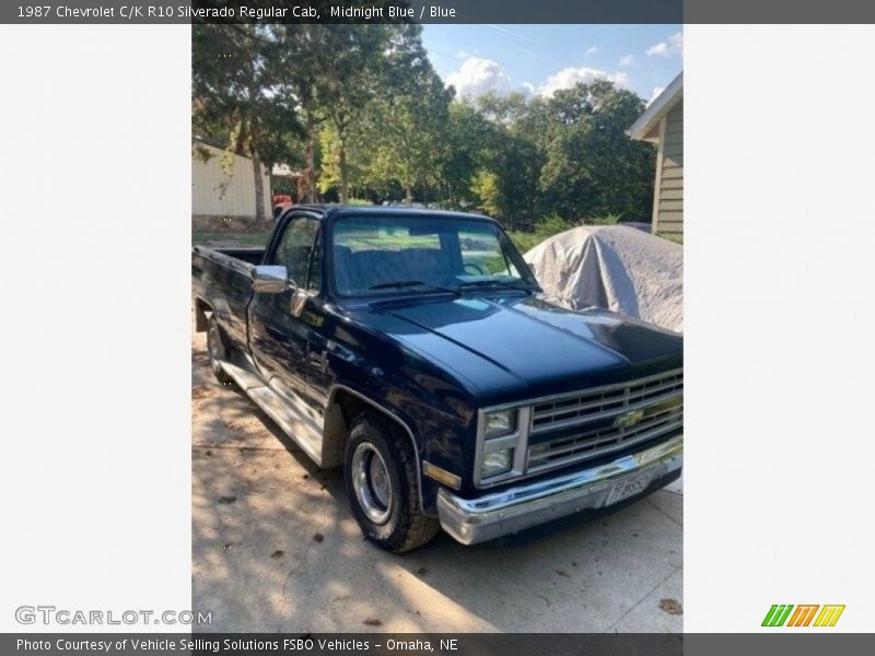 Midnight Blue / Blue 1987 Chevrolet C/K R10 Silverado Regular Cab