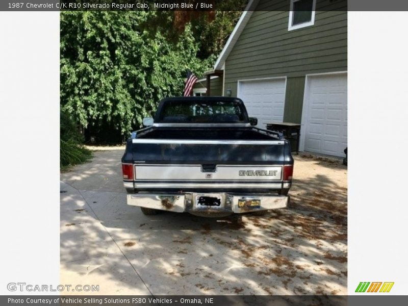 Midnight Blue / Blue 1987 Chevrolet C/K R10 Silverado Regular Cab