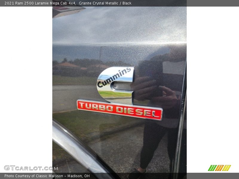 Granite Crystal Metallic / Black 2021 Ram 2500 Laramie Mega Cab 4x4