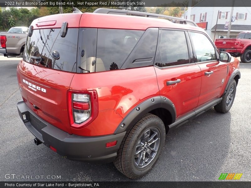 Hot Pepper Red / Medium Dark Slate 2022 Ford Bronco Sport Big Bend 4x4