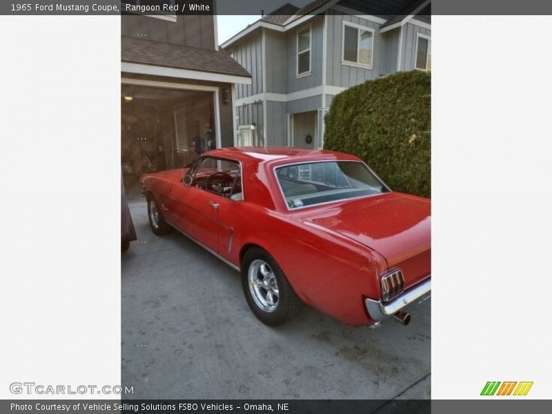 Rangoon Red / White 1965 Ford Mustang Coupe