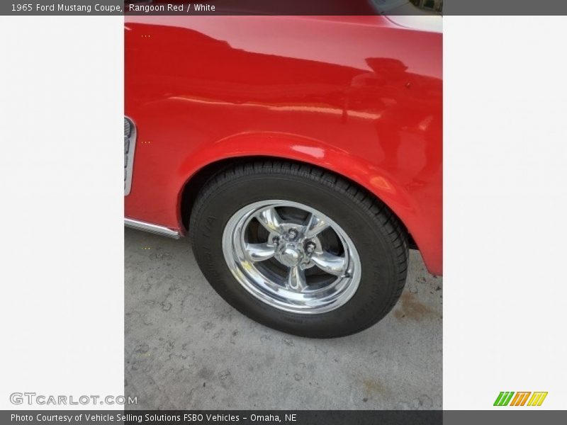 Rangoon Red / White 1965 Ford Mustang Coupe
