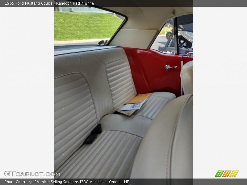 Rangoon Red / White 1965 Ford Mustang Coupe