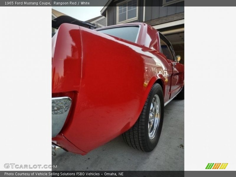 Rangoon Red / White 1965 Ford Mustang Coupe