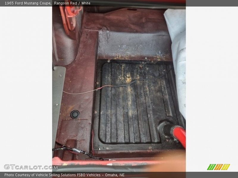 Rangoon Red / White 1965 Ford Mustang Coupe