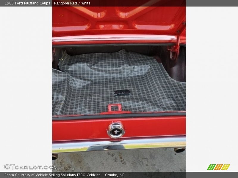 Rangoon Red / White 1965 Ford Mustang Coupe