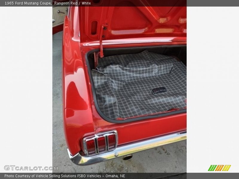 Rangoon Red / White 1965 Ford Mustang Coupe