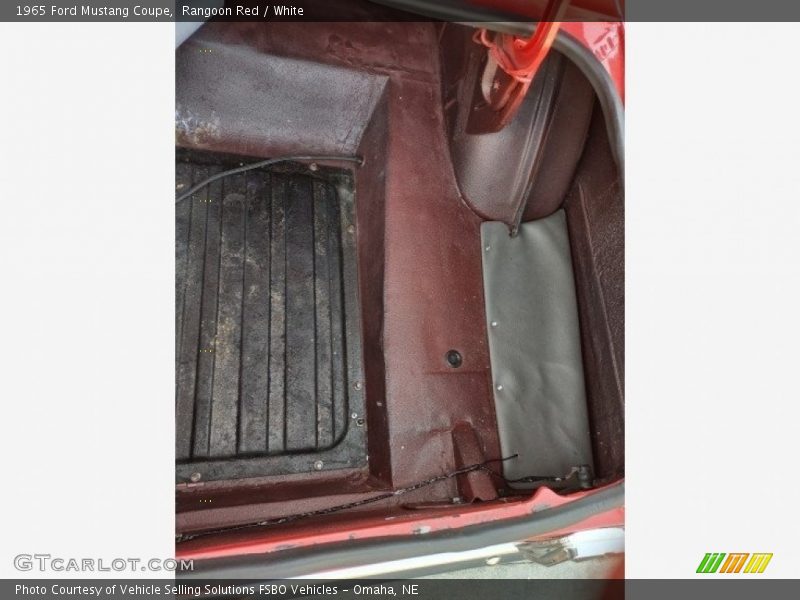 Rangoon Red / White 1965 Ford Mustang Coupe