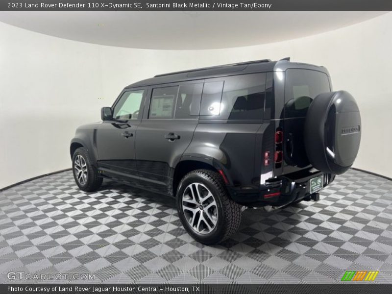 Santorini Black Metallic / Vintage Tan/Ebony 2023 Land Rover Defender 110 X-Dynamic SE