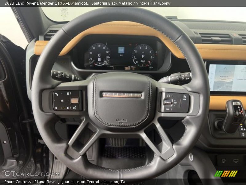 Santorini Black Metallic / Vintage Tan/Ebony 2023 Land Rover Defender 110 X-Dynamic SE