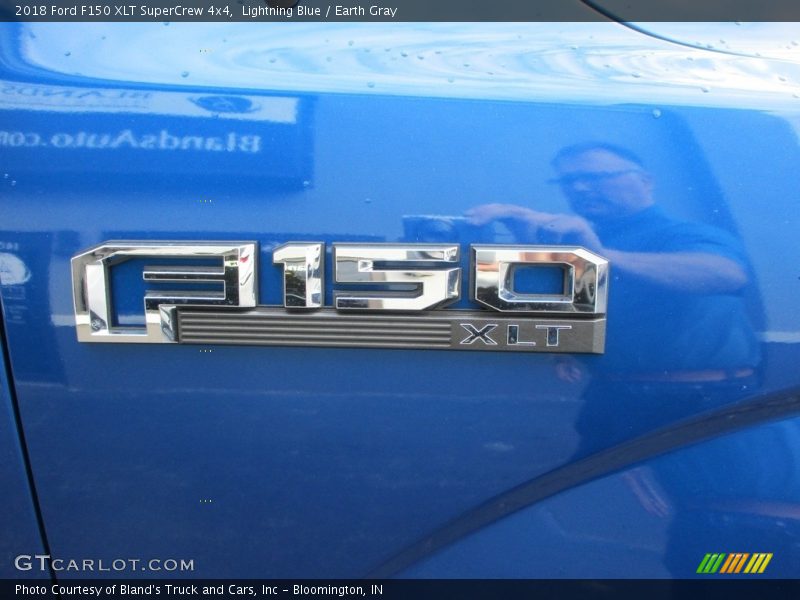 Lightning Blue / Earth Gray 2018 Ford F150 XLT SuperCrew 4x4