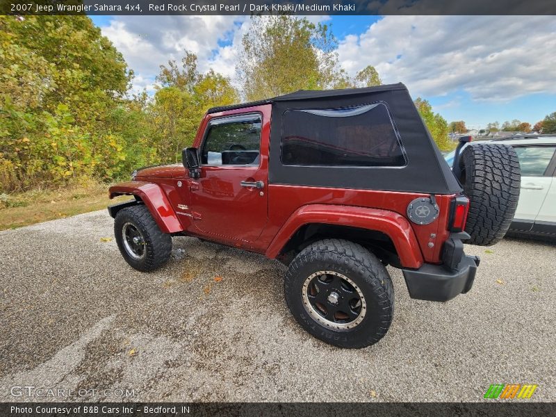 Red Rock Crystal Pearl / Dark Khaki/Medium Khaki 2007 Jeep Wrangler Sahara 4x4