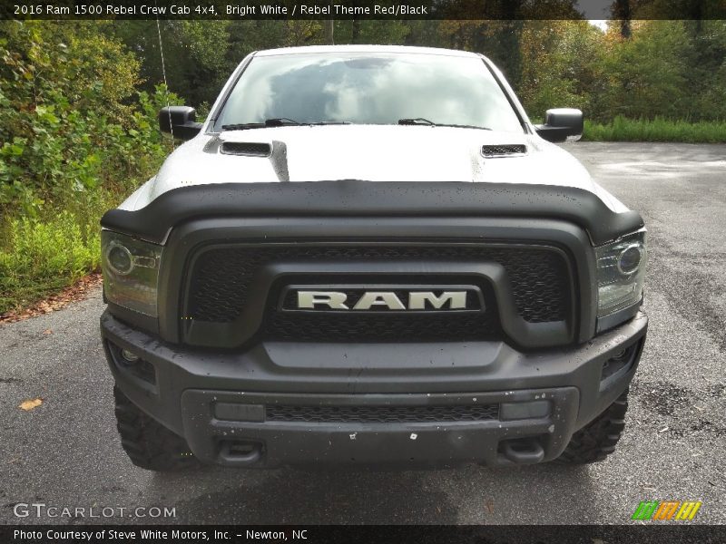 Bright White / Rebel Theme Red/Black 2016 Ram 1500 Rebel Crew Cab 4x4