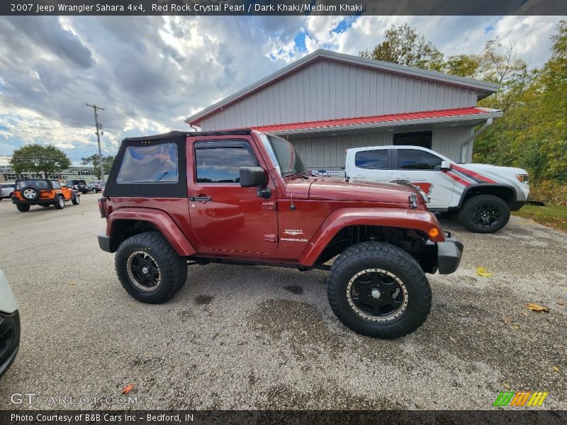 Red Rock Crystal Pearl / Dark Khaki/Medium Khaki 2007 Jeep Wrangler Sahara 4x4
