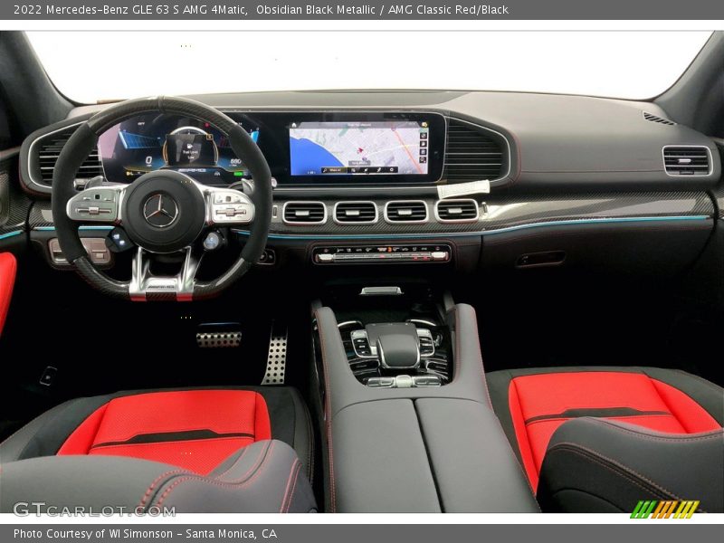 Dashboard of 2022 GLE 63 S AMG 4Matic