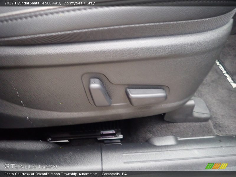 Stormy Sea / Gray 2022 Hyundai Santa Fe SEL AWD