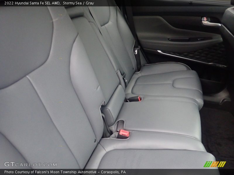 Stormy Sea / Gray 2022 Hyundai Santa Fe SEL AWD