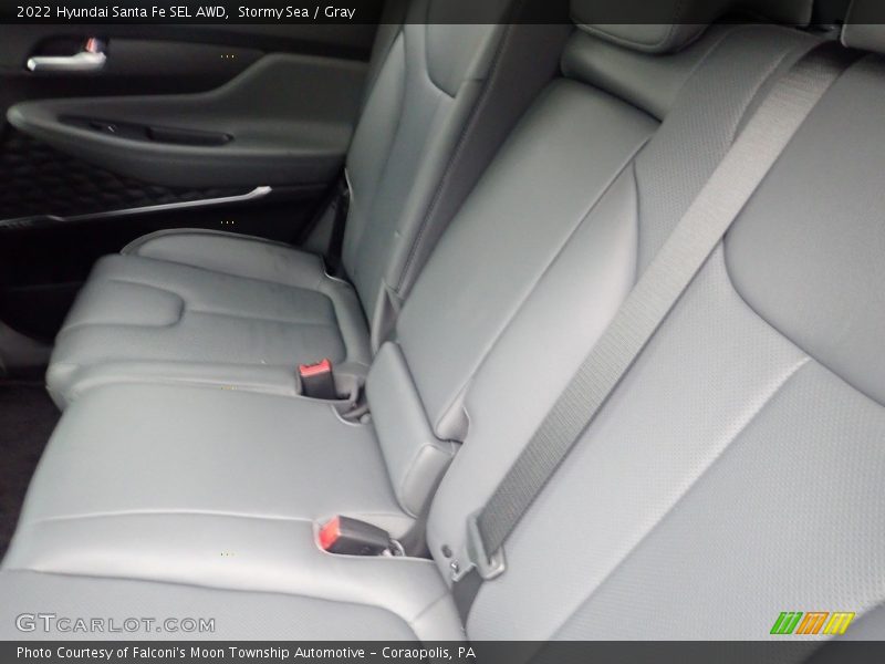 Stormy Sea / Gray 2022 Hyundai Santa Fe SEL AWD