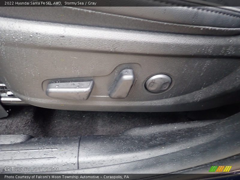 Stormy Sea / Gray 2022 Hyundai Santa Fe SEL AWD