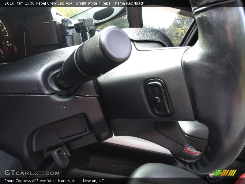 Bright White / Rebel Theme Red/Black 2016 Ram 1500 Rebel Crew Cab 4x4