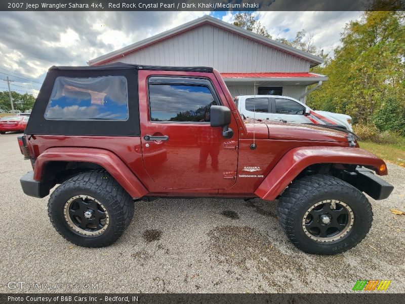 Red Rock Crystal Pearl / Dark Khaki/Medium Khaki 2007 Jeep Wrangler Sahara 4x4