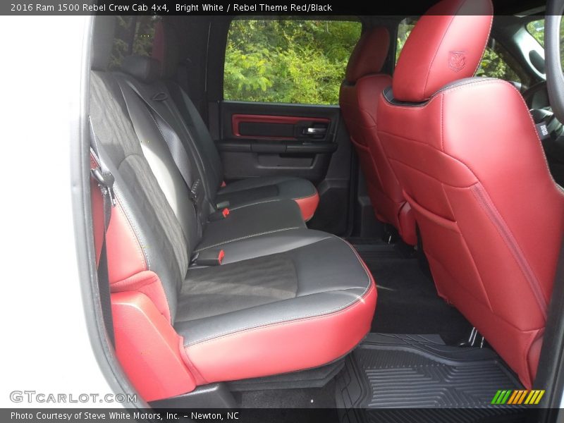 Bright White / Rebel Theme Red/Black 2016 Ram 1500 Rebel Crew Cab 4x4