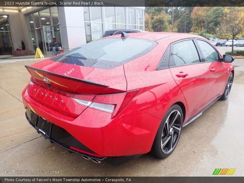 Scarlet Red Pearl / Black 2023 Hyundai Elantra N-Line