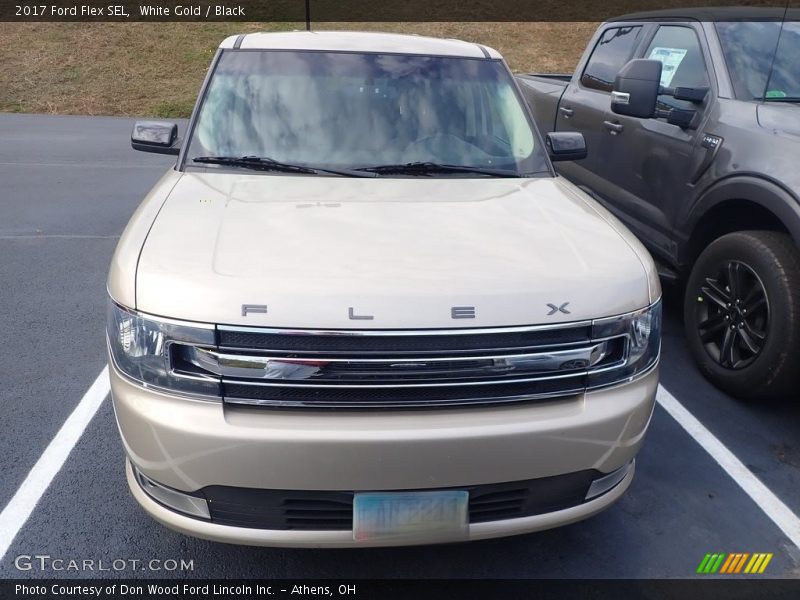 White Gold / Black 2017 Ford Flex SEL
