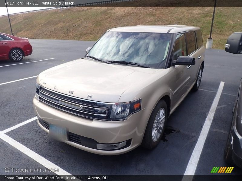 White Gold / Black 2017 Ford Flex SEL