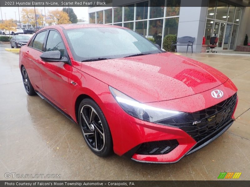  2023 Elantra N-Line Scarlet Red Pearl