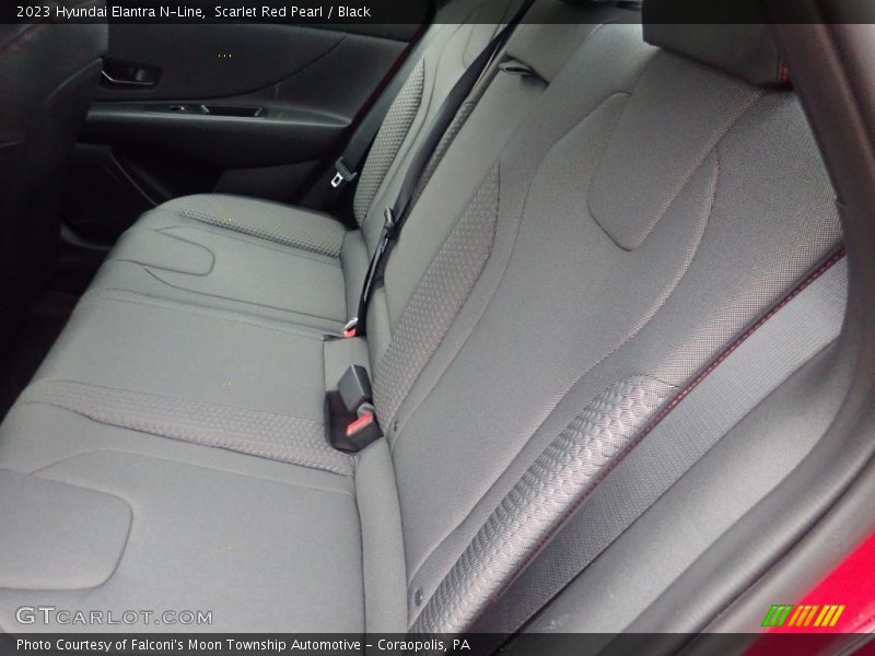 Rear Seat of 2023 Elantra N-Line