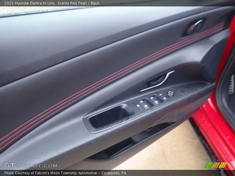 Scarlet Red Pearl / Black 2023 Hyundai Elantra N-Line